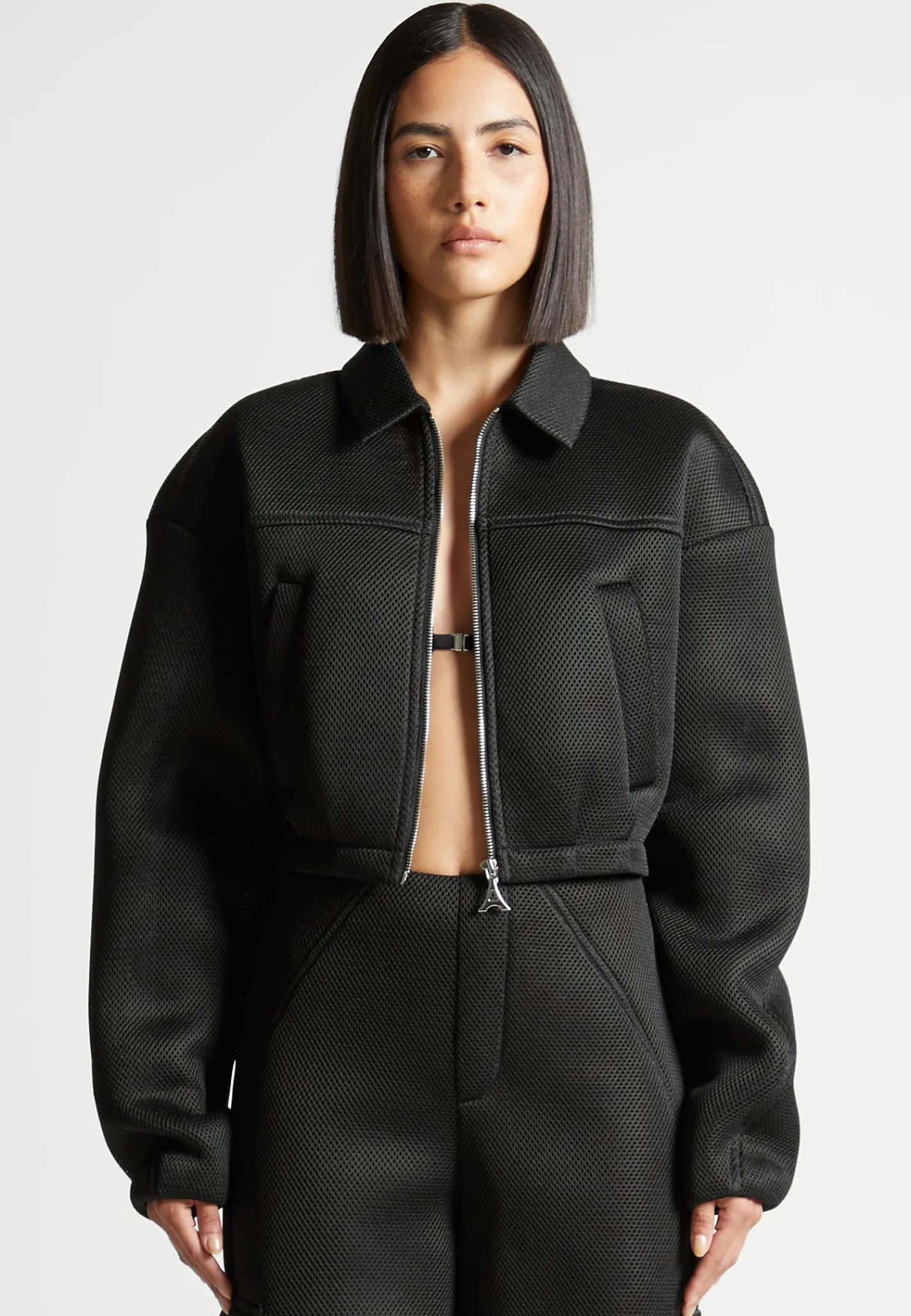 Mesh Bomber Jacket -^Manière De Voir New