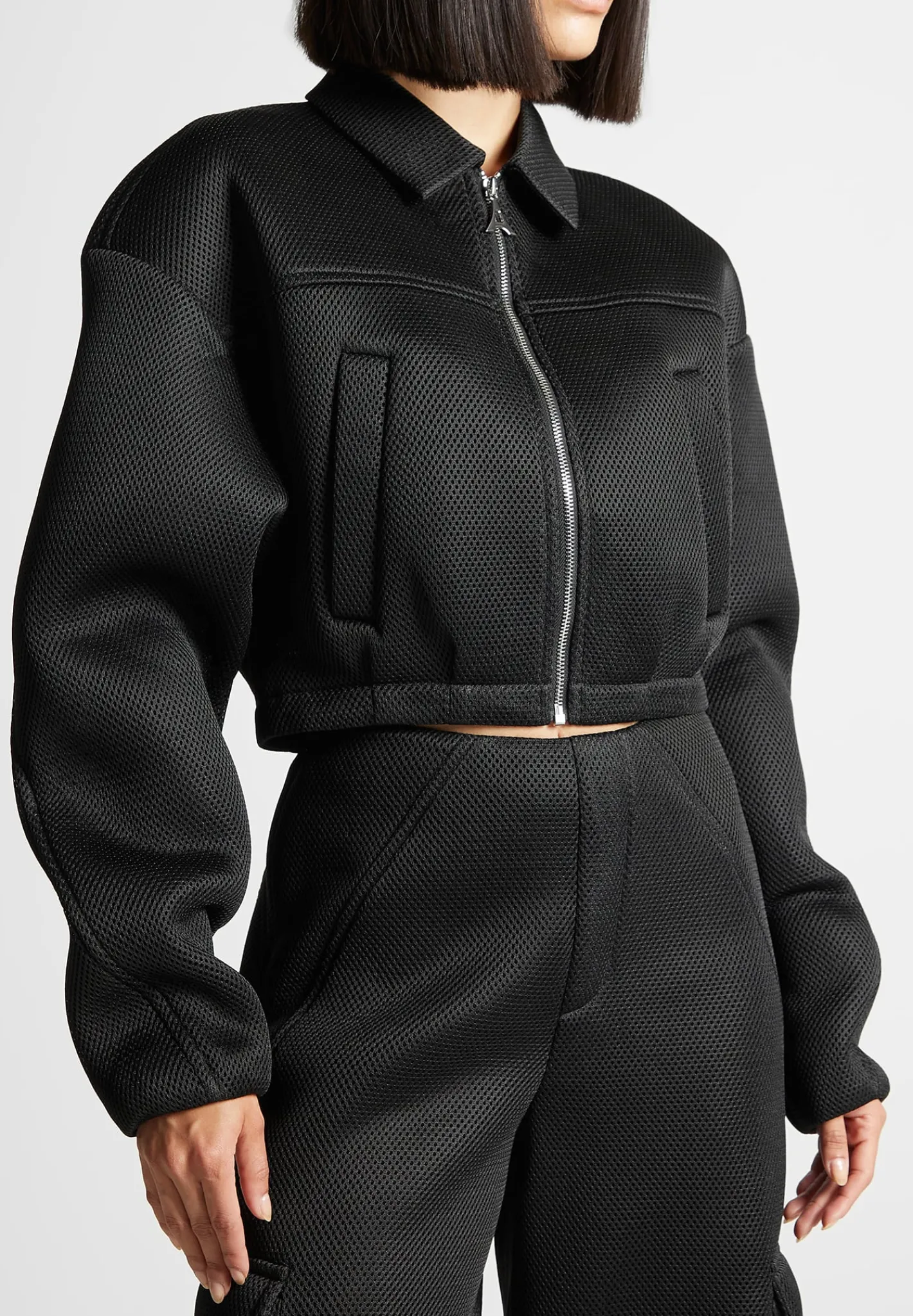 Mesh Bomber Jacket -^Manière De Voir New