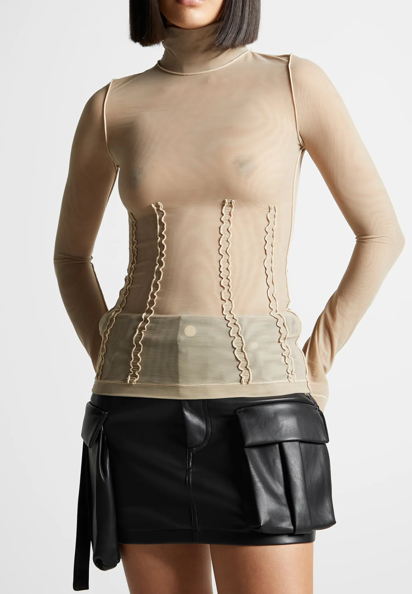 Mesh Double Layer Top -^Manière De Voir Clearance