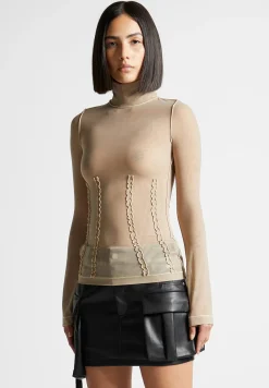 Mesh Double Layer Top -^Manière De Voir Clearance