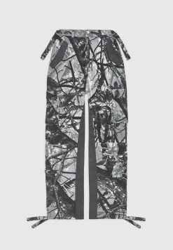 Mid Rise Camo and Denim Cargo Pants -^Manière De Voir Best