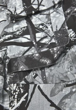 Mid Rise Camo and Denim Cargo Pants -^Manière De Voir Best