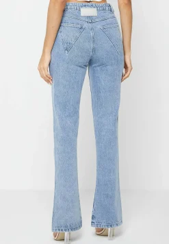 Mid Rise Flared Jeans - Mid Blue^Manière De Voir Hot