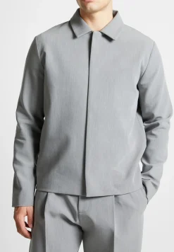 Minimal Boxy Jacket - Light Grey^Manière De Voir Sale