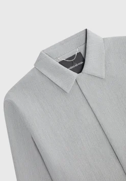 Minimal Boxy Jacket - Light Grey^Manière De Voir Sale