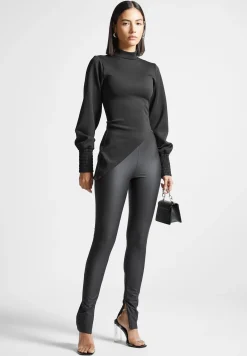 Mock Neck Asymmetric Top -^Manière De Voir Fashion