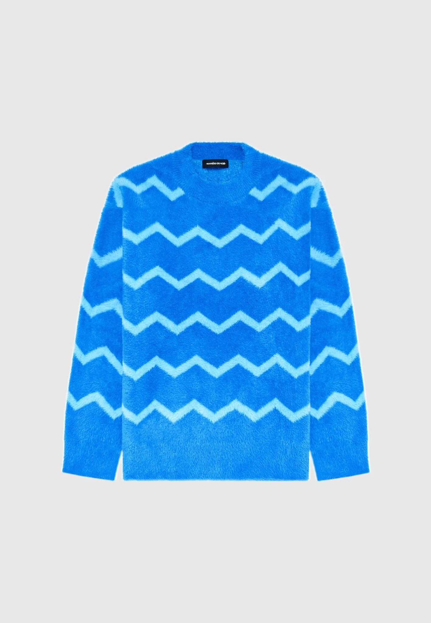 Mohair Effect Zig Zag Jumper -^Manière De Voir Online