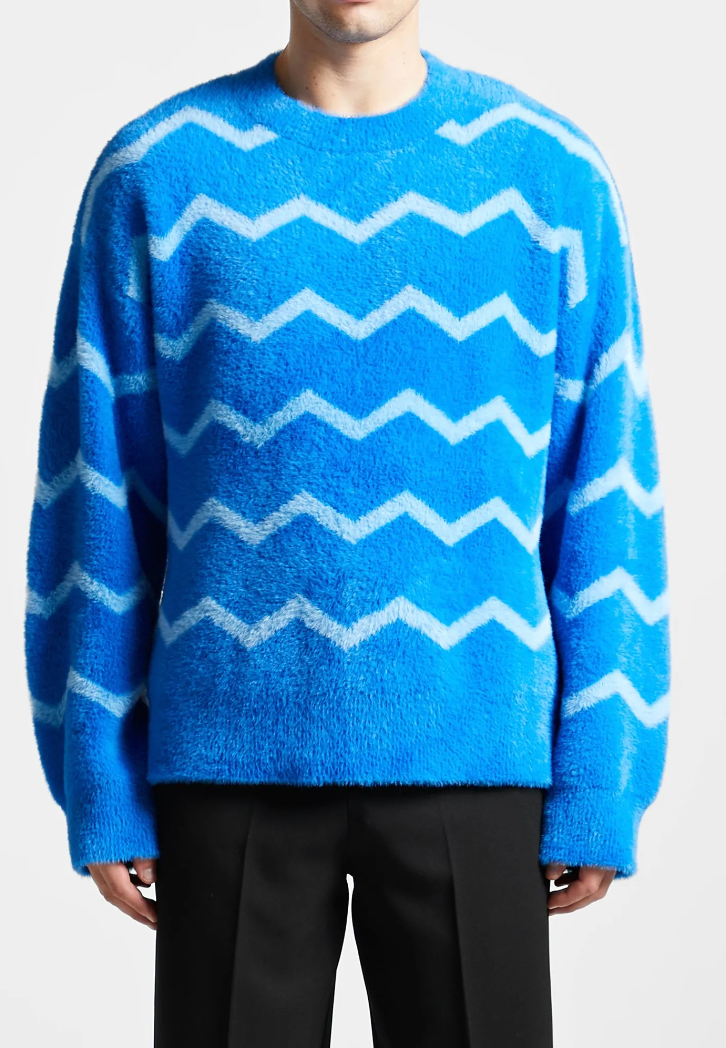 Mohair Effect Zig Zag Jumper -^Manière De Voir Online