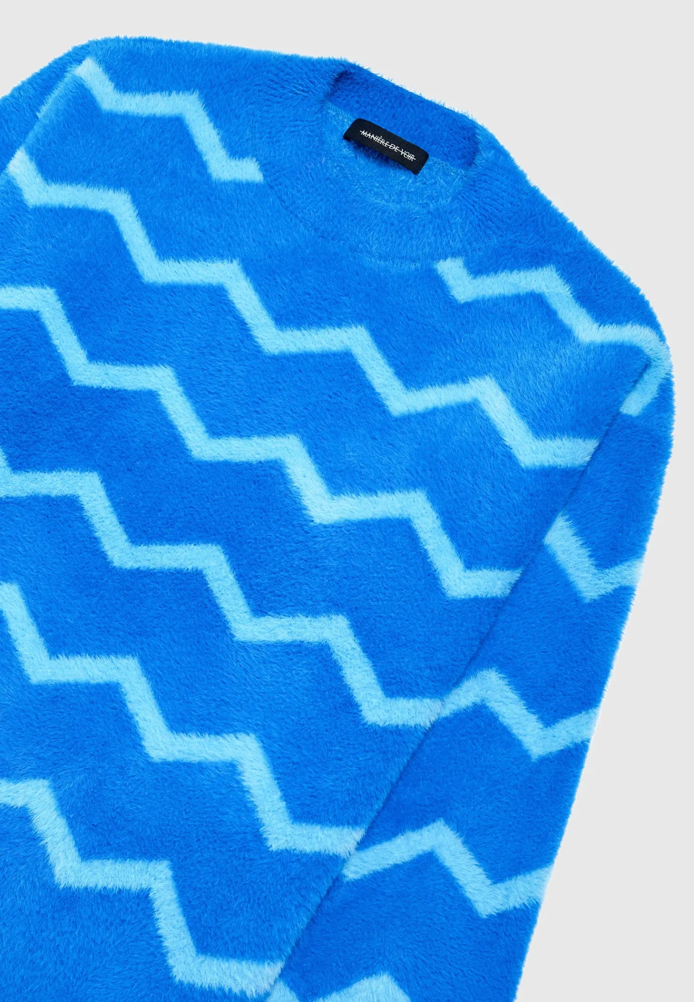 Mohair Effect Zig Zag Jumper -^Manière De Voir Online