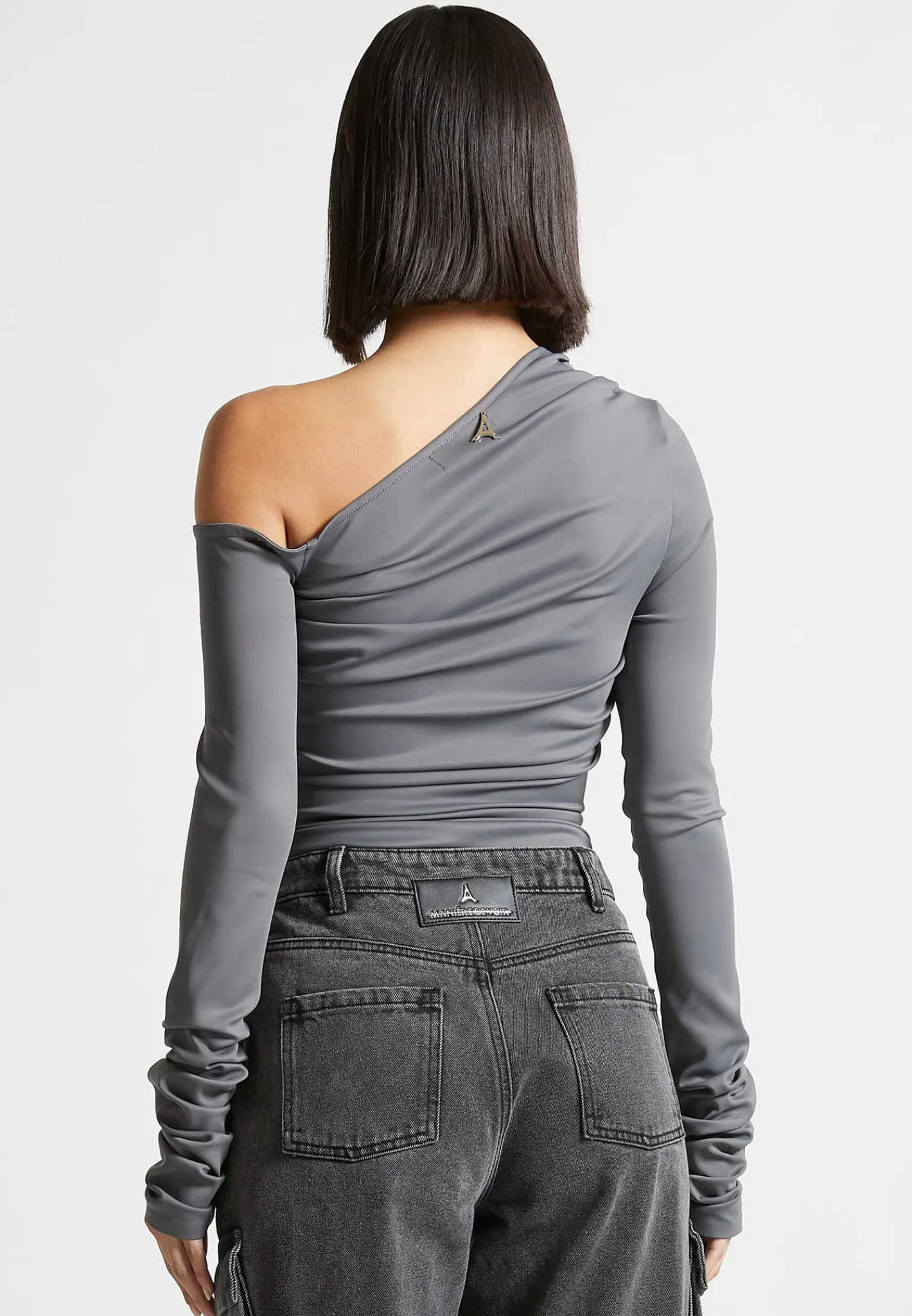 Neoprene Gathered Bodysuit -^Manière De Voir Fashion