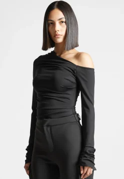 Neoprene Gathered Bodysuit -^Manière De Voir Fashion