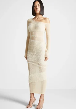 Off Shoulder Knitted Maxi Dress -^Manière De Voir Discount