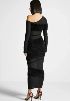 Off Shoulder Knitted Maxi Dress -^Manière De Voir Hot