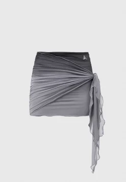 Ombre Mesh Mini Skirt -^Manière De Voir Outlet