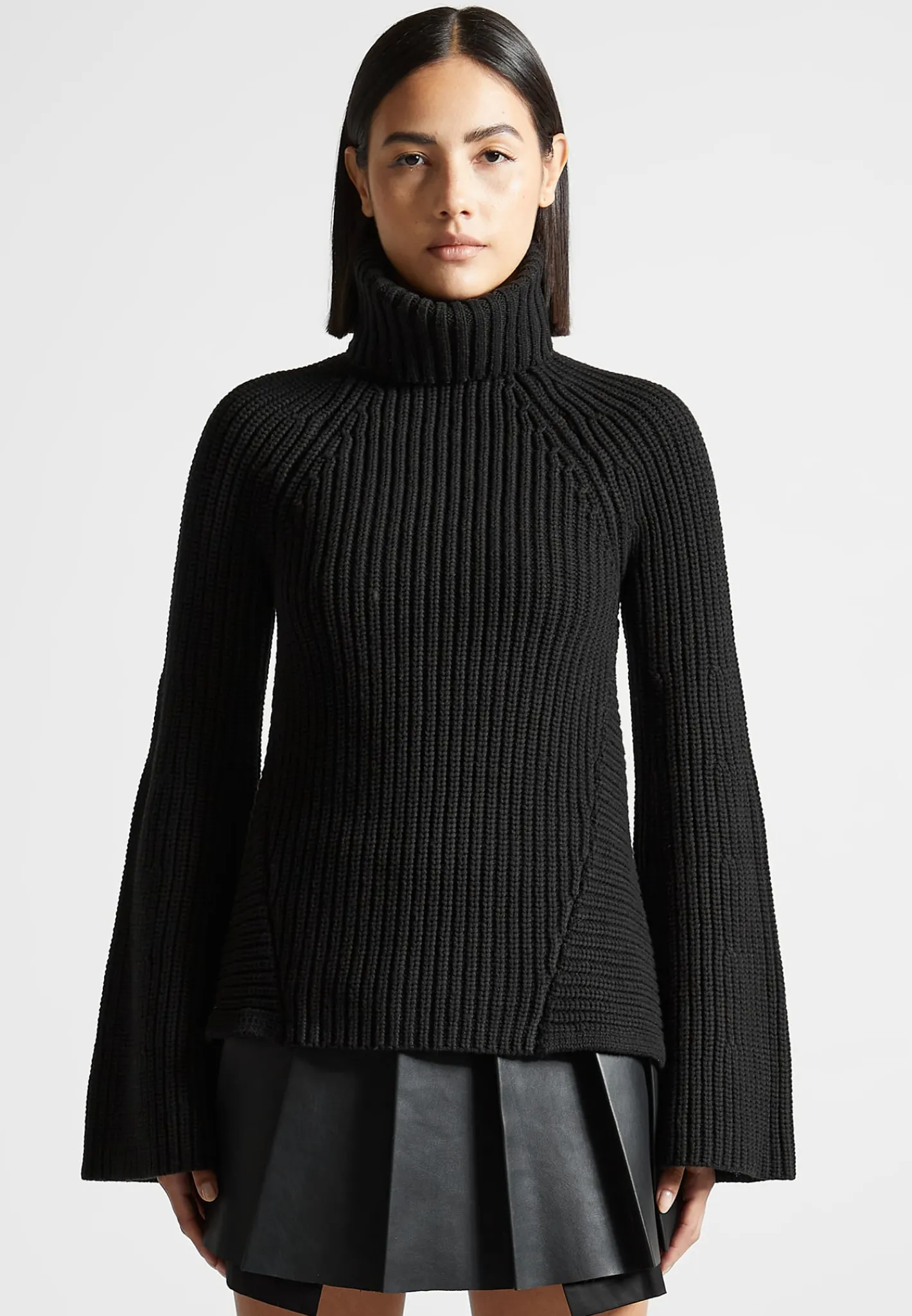 Open Back Knit Roll Neck Jumper -^Manière De Voir New
