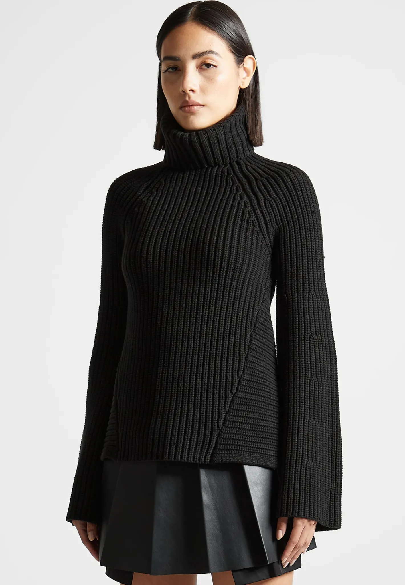 Open Back Knit Roll Neck Jumper -^Manière De Voir New