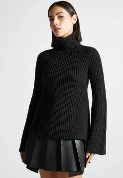 Open Back Knit Roll Neck Jumper -^Manière De Voir New
