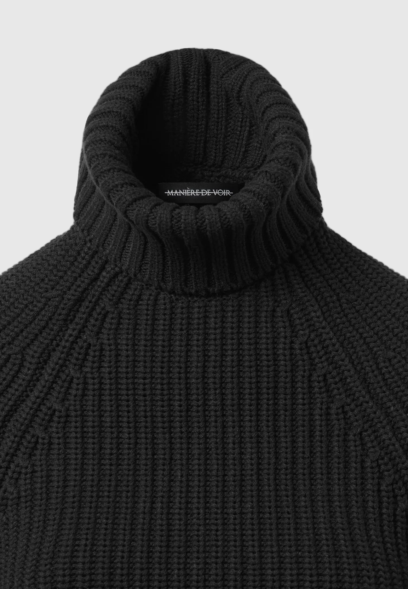 Open Back Knit Roll Neck Jumper -^Manière De Voir New