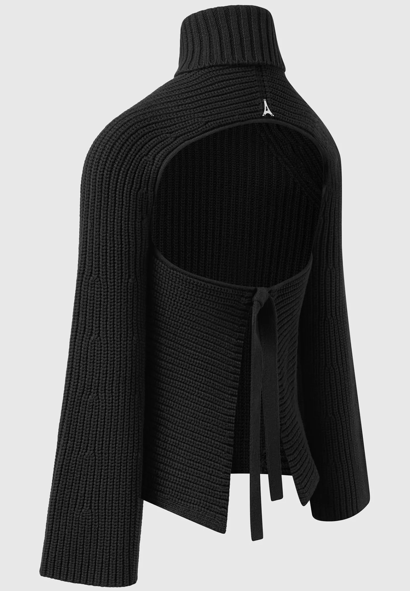Open Back Knit Roll Neck Jumper -^Manière De Voir New