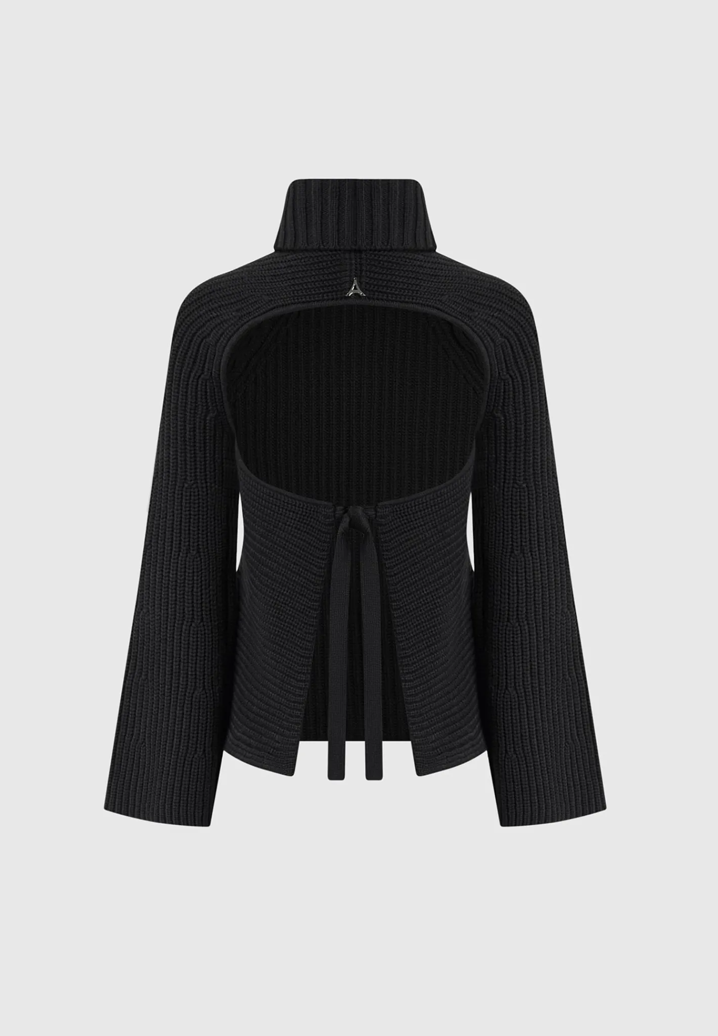 Open Back Knit Roll Neck Jumper -^Manière De Voir New
