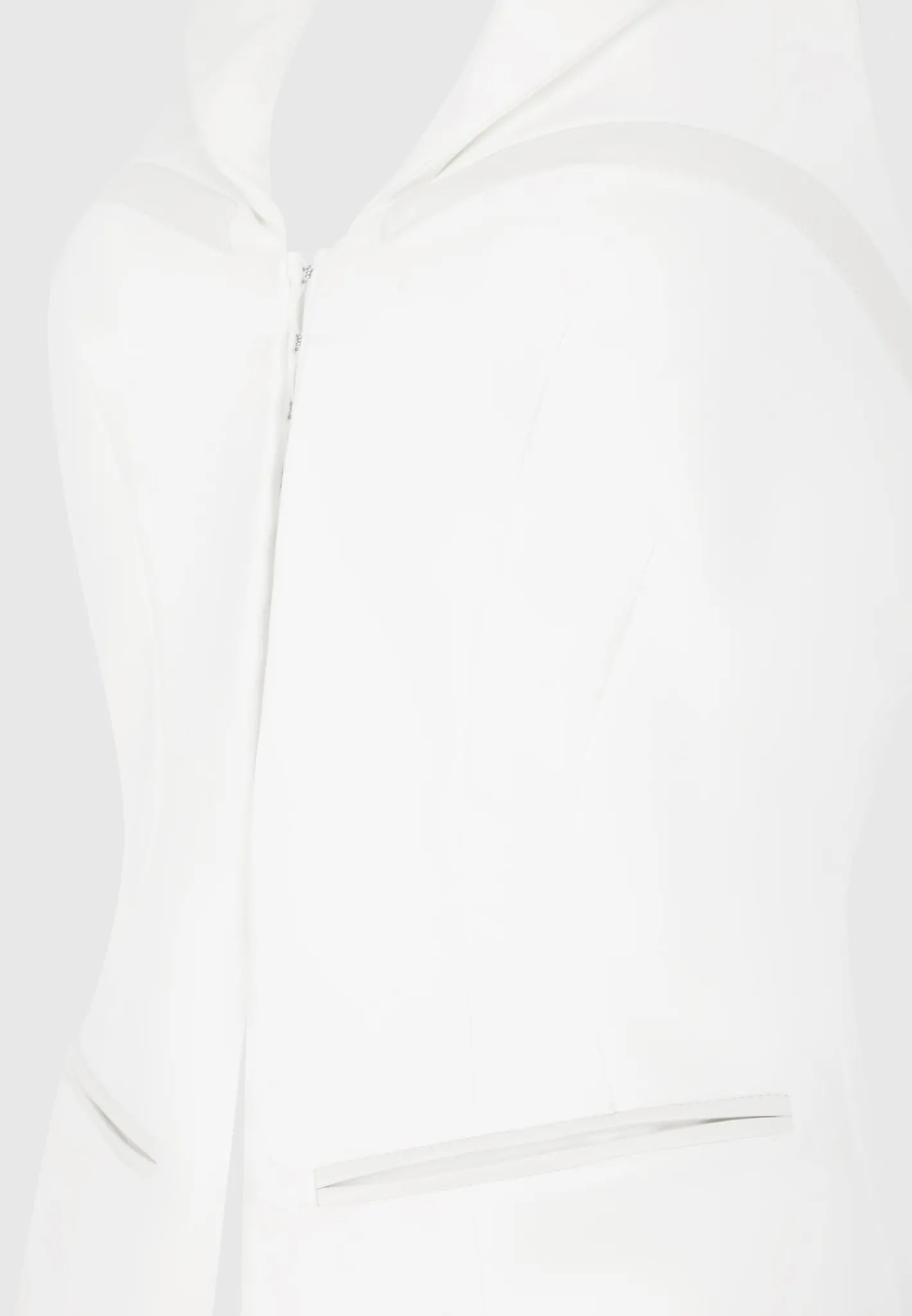 Open Back Waistcoat with Vegan Leather -^Manière De Voir New