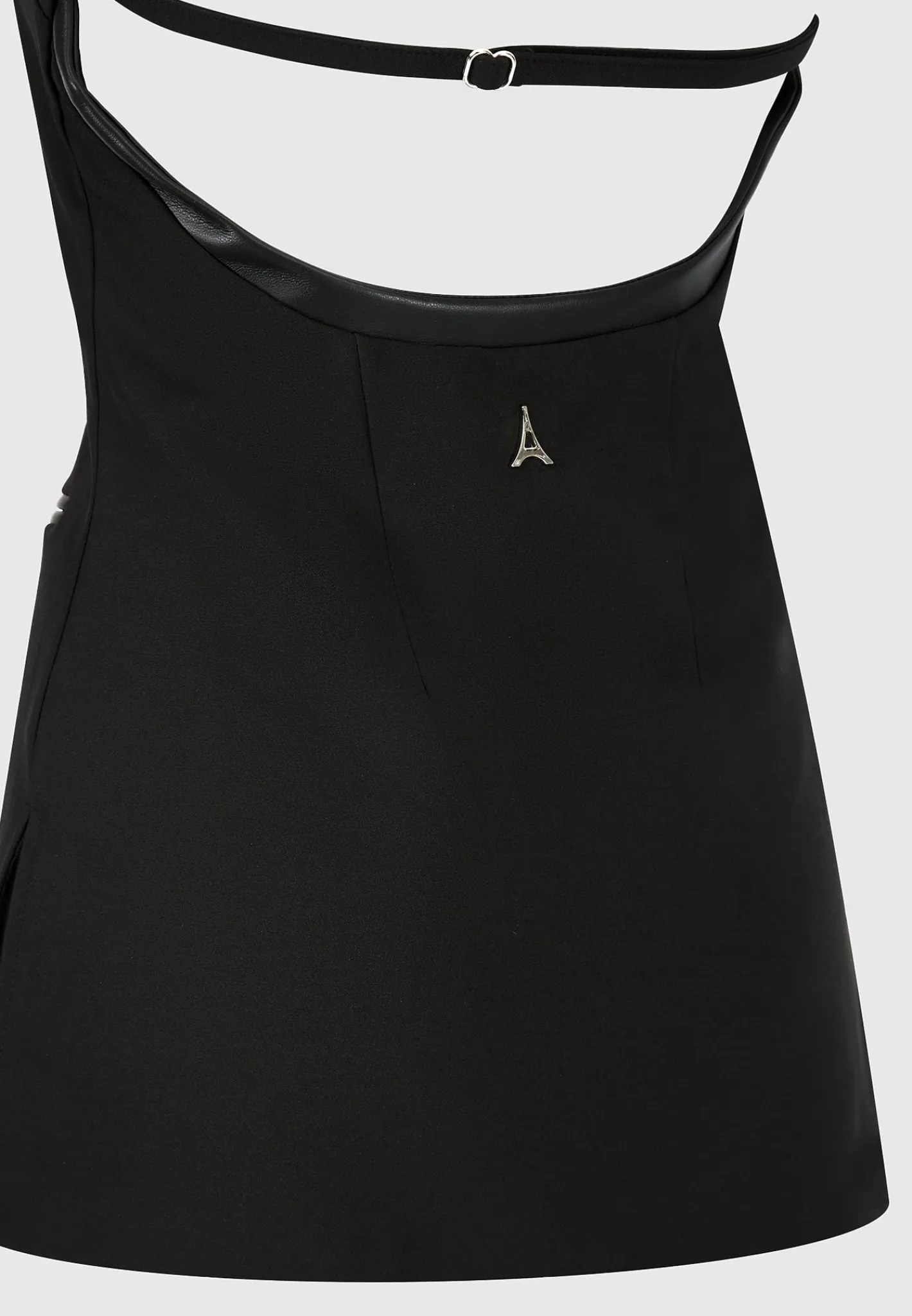 Open Back Waistcoat with Vegan Leather -^Manière De Voir Outlet