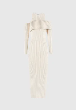 Overlay Knitted Midaxi Dress -^Manière De Voir Discount