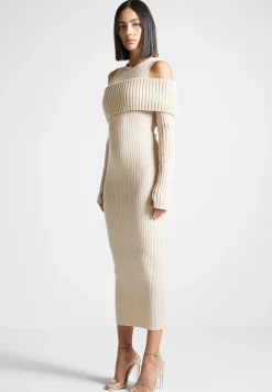 Overlay Knitted Midaxi Dress -^Manière De Voir Discount