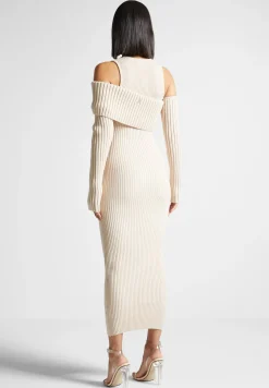 Overlay Knitted Midaxi Dress -^Manière De Voir Discount