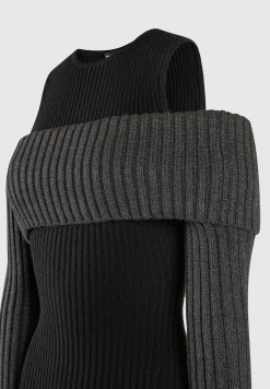 Overlay Knitted Midaxi Dress -^Manière De Voir New