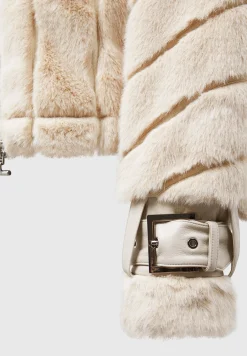 Oversized Ribbed Plush Jacket with Lapel -^Manière De Voir Outlet