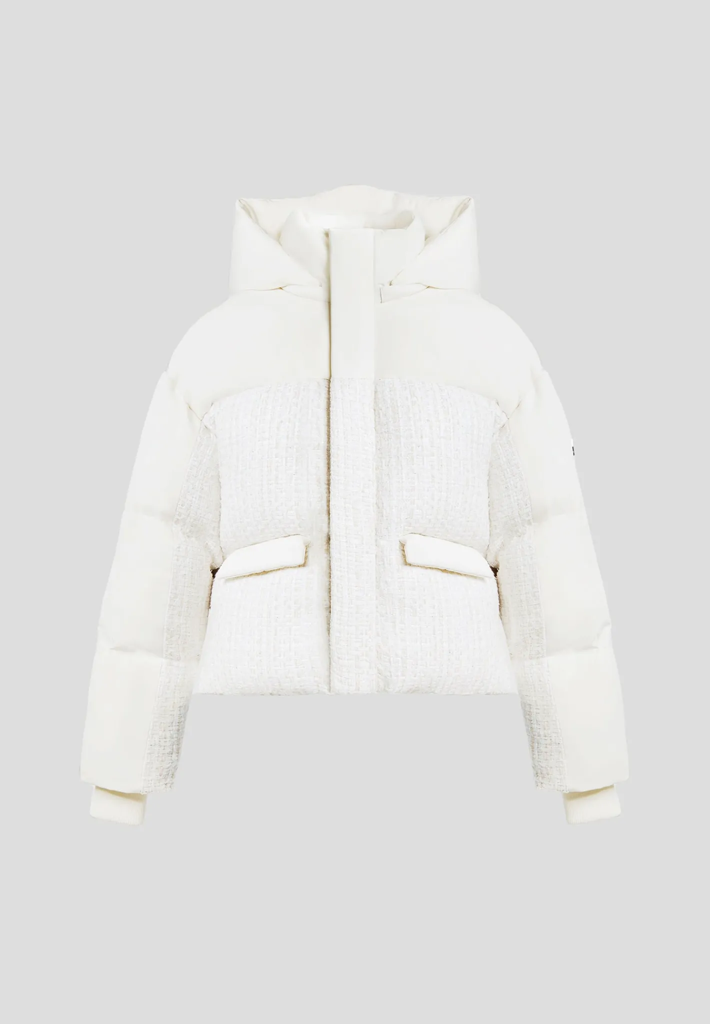 Oversized Tweed Puffer Jacket -^Manière De Voir Sale
