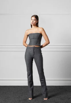 Pinstripe Mini Flared Trousers -^Manière De Voir Sale