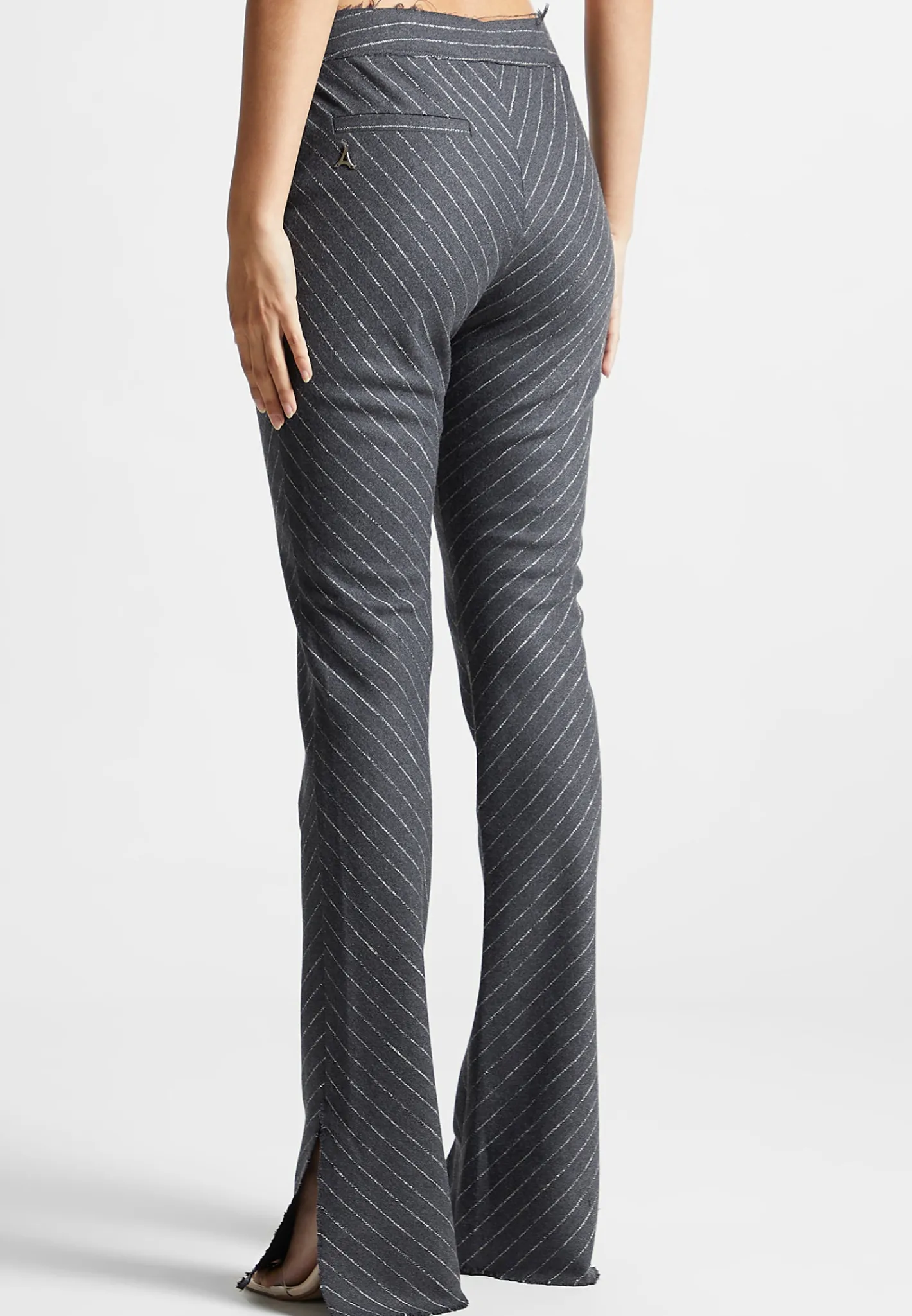 Pinstripe Mini Flared Trousers -^Manière De Voir Sale