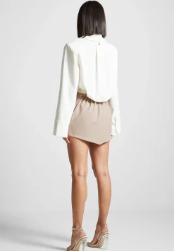 Pinstripe Skirt Shirt Dress -^Manière De Voir Best