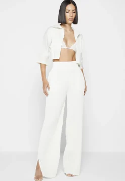 Pleated Cropped Shirt - Off White^Manière De Voir Best