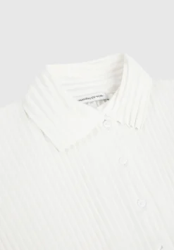 Pleated Cropped Shirt - Off White^Manière De Voir Best