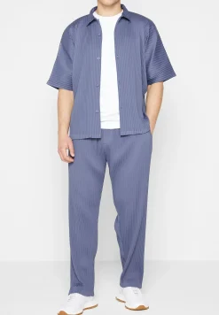 Pleated Shirt - Steel Blue^Manière De Voir New