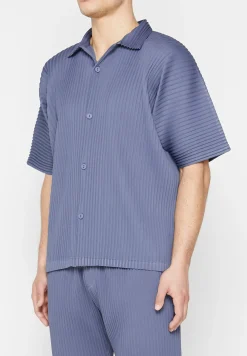Pleated Shirt - Steel Blue^Manière De Voir New
