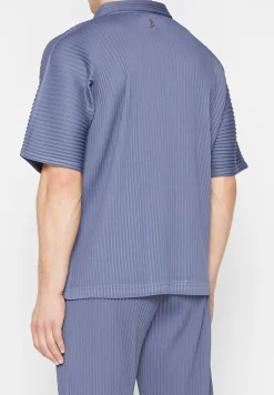 Pleated Shirt - Steel Blue^Manière De Voir New