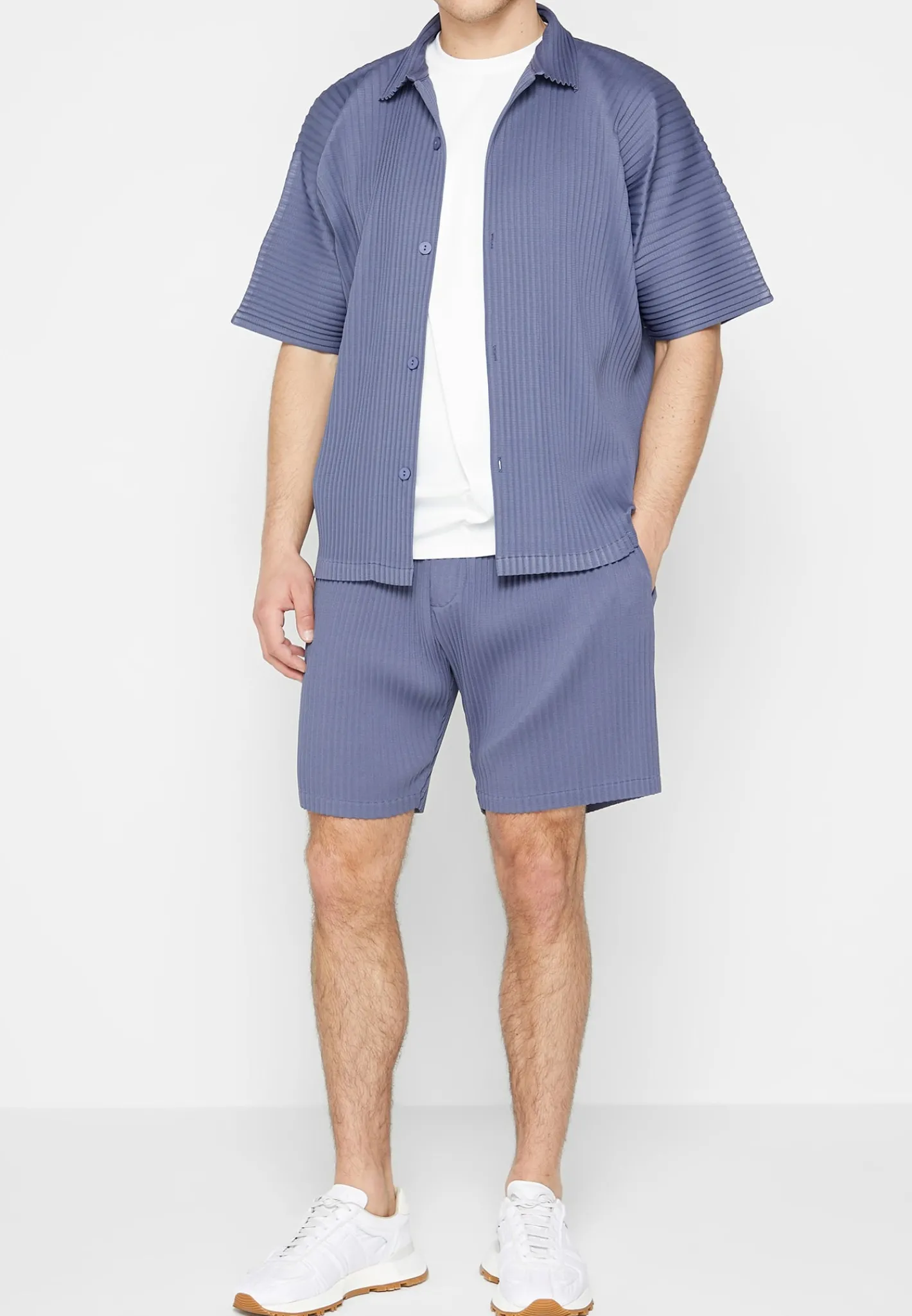 Pleated Shorts - Steel^Manière De Voir Sale
