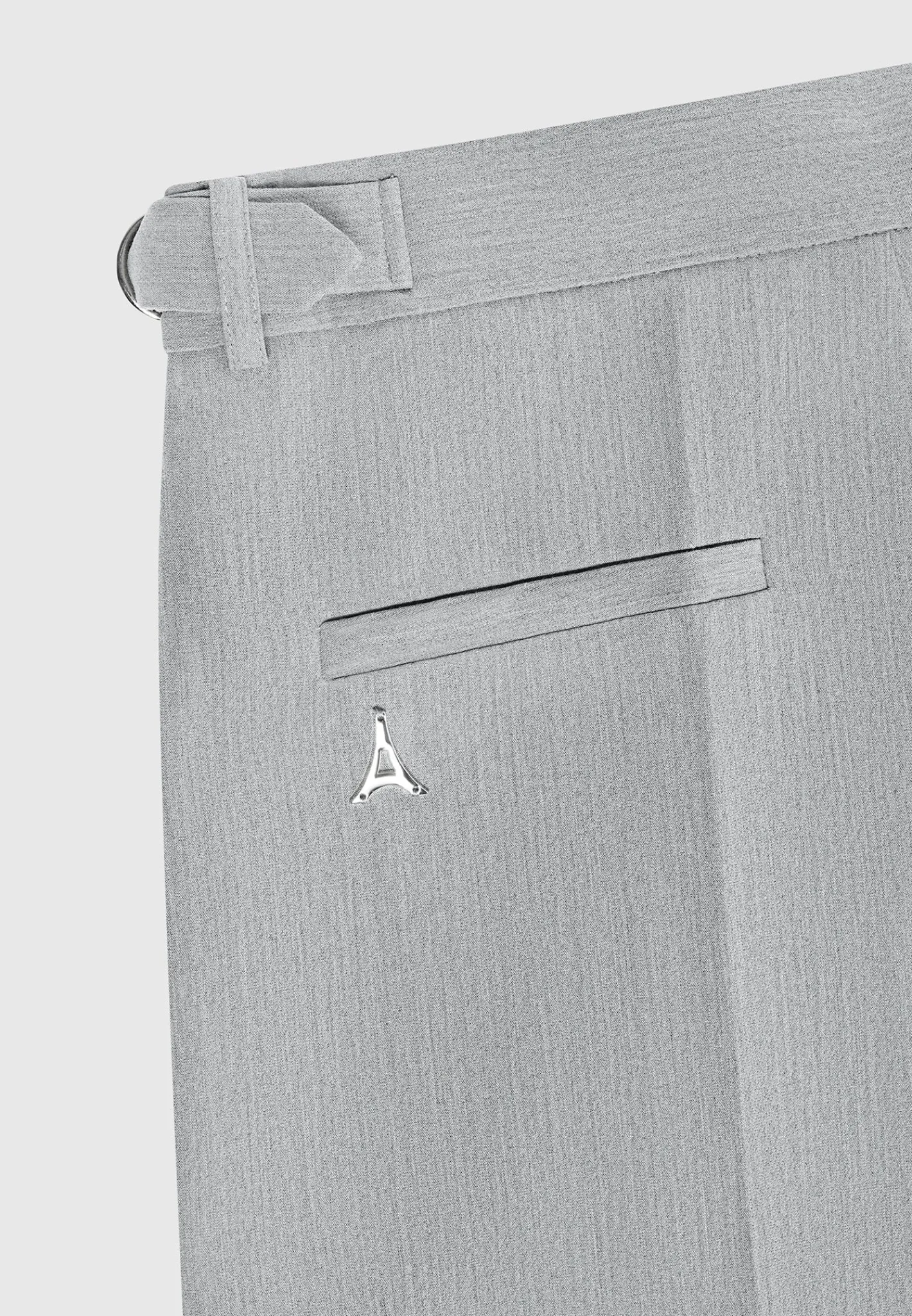 Pleated Tailored Trousers - Light Grey^Manière De Voir Outlet