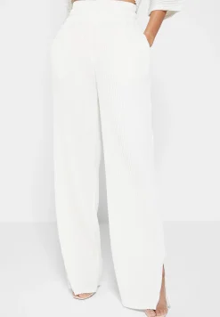 Pleated Trousers - Off White^Manière De Voir Clearance
