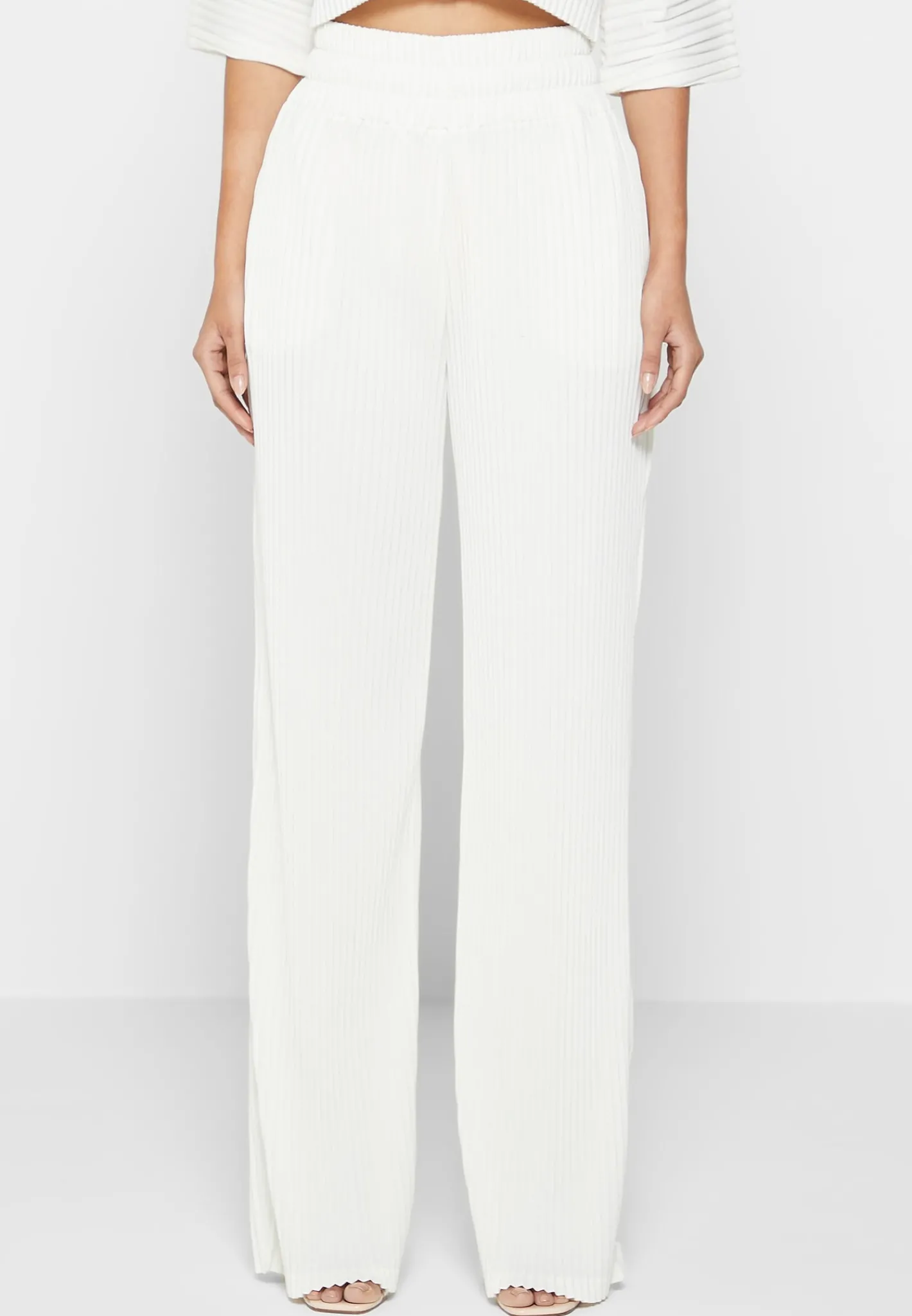 Pleated Trousers - Off White^Manière De Voir Clearance