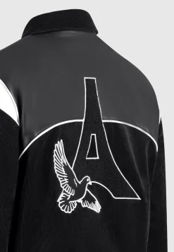 Raglan Corduroy Eiffel Varsity Jacket -^Manière De Voir Fashion