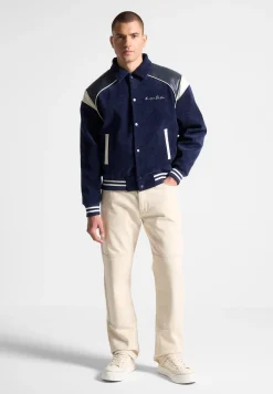 Raglan Corduroy Eiffel Varsity Jacket -^Manière De Voir Best