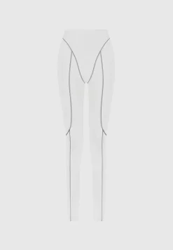 Reflective Piped Leggings -^Manière De Voir Fashion