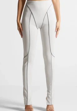 Reflective Piped Leggings -^Manière De Voir Fashion