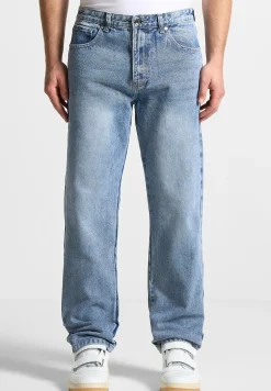 Relaxed Fit Jean - Washed Blue^Manière De Voir Hot