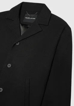 Revere Collar Twill Jacket -^Manière De Voir Fashion